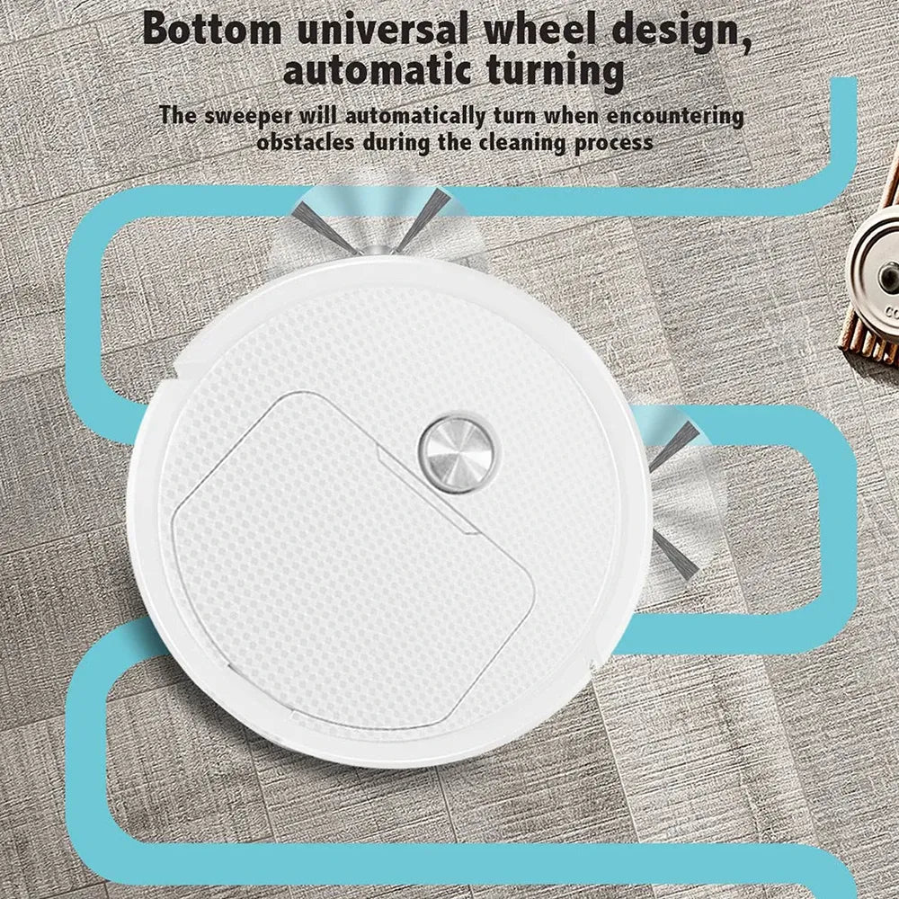 Orbit 3-in-1 Robot Vacuum — White — product view 3
