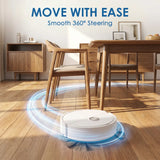 Orbit Mini Robot Sweeper — White — product view 3