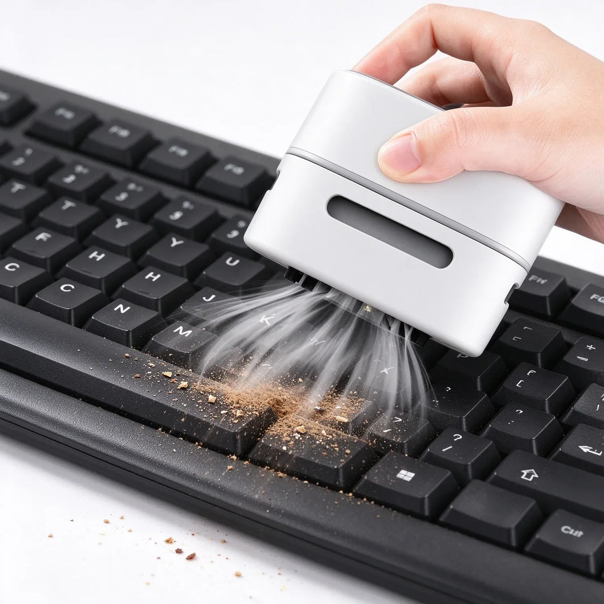 Sweep Mini Desktop Vacuum — White — product view 3