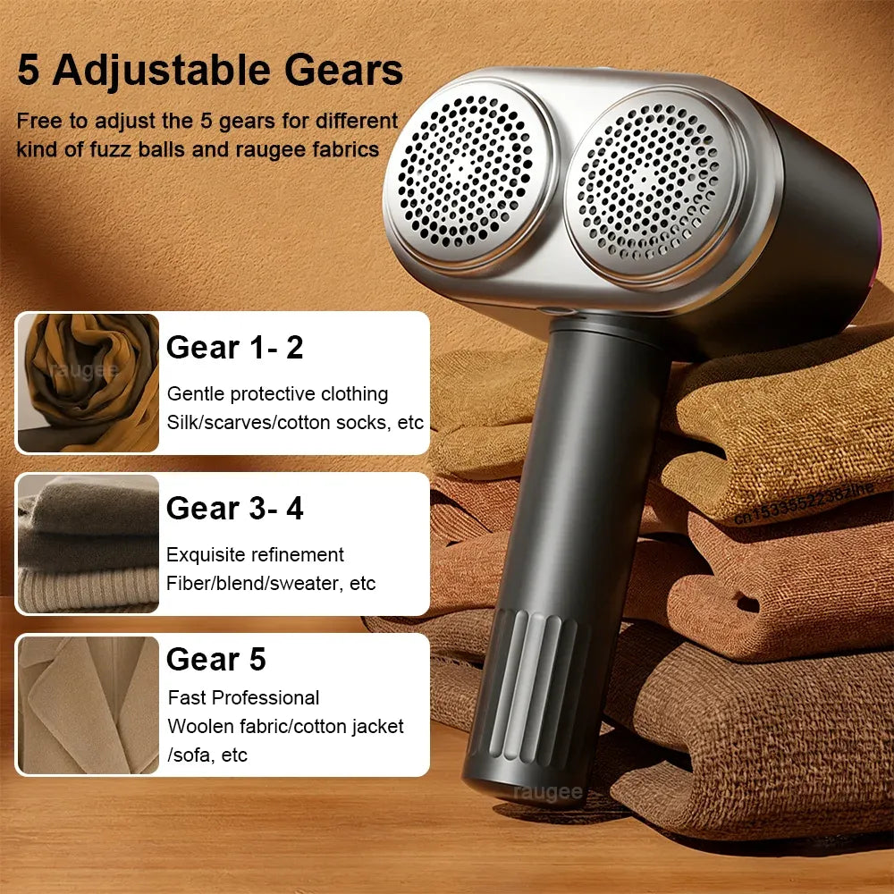 Fresh Rechargeable Fabric Shaver — Grey — product view 3