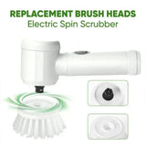 Spin Cordless Cleaning Brush — White — product view 3