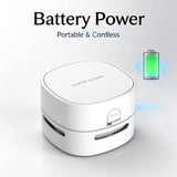 Sweep Mini Desktop Vacuum — White — product view 2